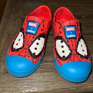 Native Marvel Spider-Man shoes size 11